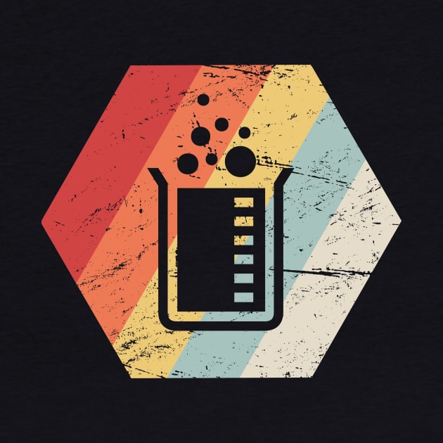 Retro Vintage Science Chemistry Icon by MeatMan